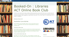 Desktop Screenshot of librariesactbooked-on.blogspot.com