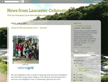 Tablet Screenshot of lancastercohousing.blogspot.com