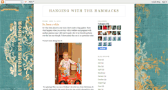 Desktop Screenshot of hangingwiththehammacks.blogspot.com