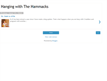 Tablet Screenshot of hangingwiththehammacks.blogspot.com