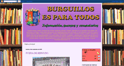 Desktop Screenshot of burguillosesparatodos.blogspot.com