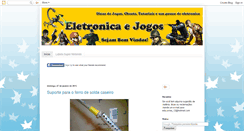 Desktop Screenshot of eletronicaejogos.blogspot.com