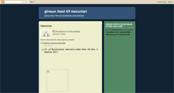 Desktop Screenshot of giresunlisesi69.blogspot.com