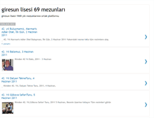 Tablet Screenshot of giresunlisesi69.blogspot.com