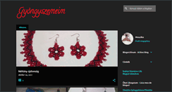 Desktop Screenshot of gyongyszemeim.blogspot.com