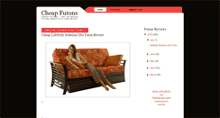 Desktop Screenshot of cheapfutons.blogspot.com