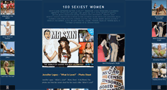 Desktop Screenshot of 100-sexiest-women.blogspot.com