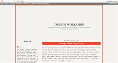 Desktop Screenshot of debbisworkshop.blogspot.com