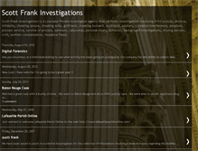 Tablet Screenshot of cajun-investigations.blogspot.com