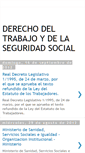 Mobile Screenshot of derechodeltrabajoydelaseguridadsocial.blogspot.com