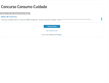 Tablet Screenshot of concursoconsumocuidado.blogspot.com