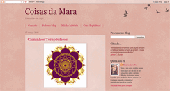 Desktop Screenshot of coisasdamara.blogspot.com