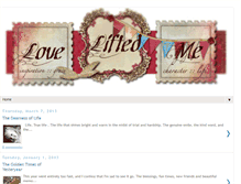 Tablet Screenshot of loveliftedyouandme.blogspot.com