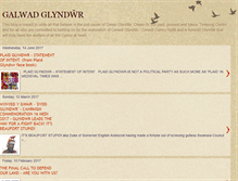 Tablet Screenshot of galwadglyndwr.blogspot.com