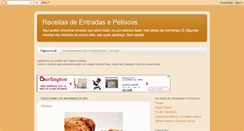 Desktop Screenshot of entradas-receitas.blogspot.com