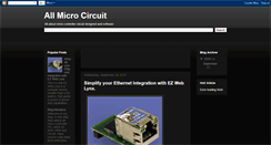 Desktop Screenshot of allmicrocircuit.blogspot.com