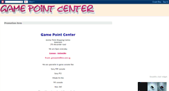 Desktop Screenshot of gamepointcenter.blogspot.com