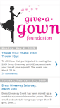 Mobile Screenshot of give-a-gownfoundation.blogspot.com