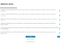 Tablet Screenshot of albertoacha.blogspot.com