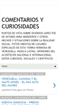 Mobile Screenshot of comentariosycuriosidades.blogspot.com