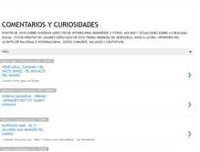 Tablet Screenshot of comentariosycuriosidades.blogspot.com