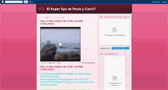Desktop Screenshot of elsuperspadepaulaycaro.blogspot.com