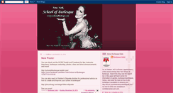 Desktop Screenshot of burlesquedaily.blogspot.com