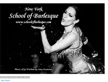 Tablet Screenshot of burlesquedaily.blogspot.com