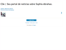 Tablet Screenshot of centralsophiabrahao.blogspot.com