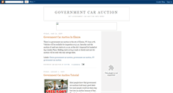 Desktop Screenshot of government--car--auction.blogspot.com