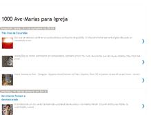 Tablet Screenshot of 1000ave-marias.blogspot.com