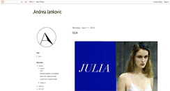 Desktop Screenshot of andreajankovic.blogspot.com