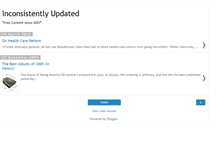 Tablet Screenshot of inconsistentlyupdated.blogspot.com