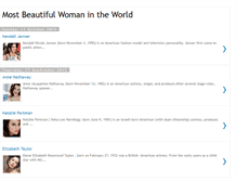 Tablet Screenshot of most-beautiful-woman-in-the-world.blogspot.com