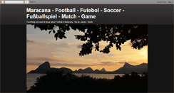 Desktop Screenshot of futebolnomaracana.blogspot.com