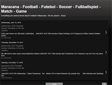 Tablet Screenshot of futebolnomaracana.blogspot.com