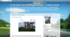 Desktop Screenshot of construindocasadepraia.blogspot.com