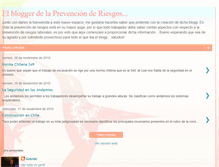 Tablet Screenshot of elbloggerdelaprevencionderiesgos.blogspot.com