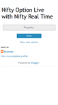 Mobile Screenshot of niftyoptionlive.blogspot.com