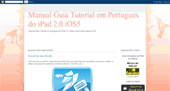 Desktop Screenshot of ipad2-manual.blogspot.com