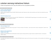 Tablet Screenshot of catatanseorangmahasiswahukum.blogspot.com