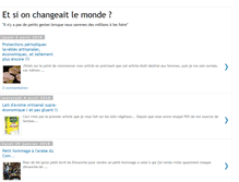 Tablet Screenshot of et-si-on-changeait-le-monde.blogspot.com