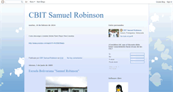 Desktop Screenshot of cbitsamuelrobinson.blogspot.com