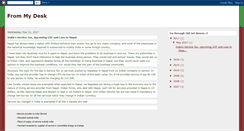 Desktop Screenshot of notatdesk.blogspot.com