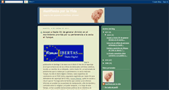 Desktop Screenshot of manifiestoporlavida.blogspot.com