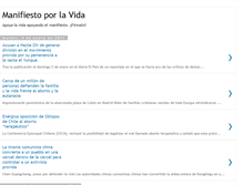 Tablet Screenshot of manifiestoporlavida.blogspot.com