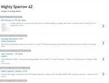 Tablet Screenshot of mightysparrowaz.blogspot.com