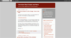 Desktop Screenshot of clevelandrealestatenews.blogspot.com