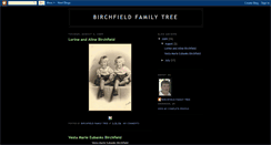 Desktop Screenshot of birchfieldfamilytree.blogspot.com