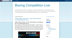 Desktop Screenshot of boxingcompetitionlive.blogspot.com